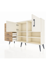 Arges Konsol 4 Raflı 4 Çekmeceli 2 Kapaklı 132x30x83 - S144M031V06A