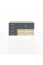 Arges Konsol 4 Raflı 4 Çekmeceli 2 Kapaklı 132x30x83 - S144M031V08A