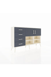 Arges Konsol 4 Raflı 4 Çekmeceli 2 Kapaklı 132x30x83 - S144M031V08A