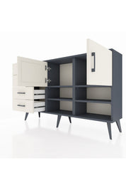 Arges Konsol 4 Raflı 4 Çekmeceli 2 Kapaklı 132x30x83 - S144M031V13A