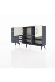 Arges Konsol 4 Raflı 4 Çekmeceli 2 Kapaklı 132x30x83 - S144M031V14A