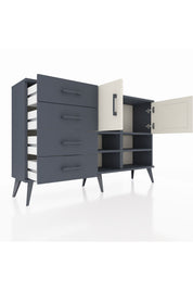 Arges Konsol 4 Raflı 4 Çekmeceli 2 Kapaklı 132x30x83 - S144M031V14A