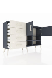 Arges Konsol 4 Raflı 4 Çekmeceli 2 Kapaklı 132x30x83 - S144M031V16A