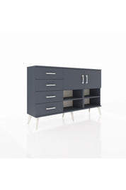 Arges Konsol 4 Raflı 4 Çekmeceli 2 Kapaklı 132x30x83 - S144M031V17A