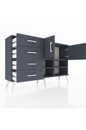 Arges Konsol 4 Raflı 4 Çekmeceli 2 Kapaklı 132x30x83 - S144M031V17A