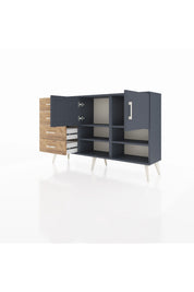 Arges Konsol 4 Raflı 4 Çekmeceli 2 Kapaklı 132x30x83 - S144M031V18A