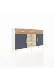 Arges Konsol 4 Raflı 3 Çekmeceli 2 Kapaklı 132x30x83 - S144M021V09A