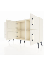 Arges Konsol 2 Raflı 4 Çekmeceli 4 Kapaklı 132x30x83 - S144M032V04A