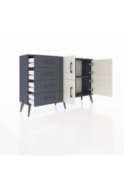 Arges Konsol 2 Raflı 4 Çekmeceli 4 Kapaklı 132x30x83 - S144M032V14A