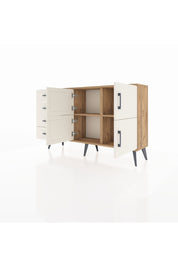 Arges Konsol 2 Raflı 4 Çekmeceli 4 Kapaklı 132x30x83 - S144M032V22A