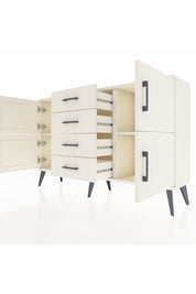 Arges Konsol 2 Raflı 4 Çekmeceli 4 Kapaklı 132x30x83 - S144M033V04A