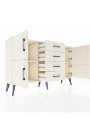 Arges Konsol 2 Raflı 4 Çekmeceli 4 Kapaklı 132x30x83 - S144M033V04A