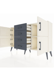 Arges Konsol 2 Raflı 4 Çekmeceli 4 Kapaklı 132x30x83 - S144M033V05A