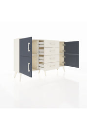 Arges Konsol 2 Raflı 4 Çekmeceli 4 Kapaklı 132x30x83 - S144M033V07A