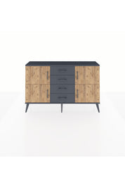 Arges Konsol 2 Raflı 4 Çekmeceli 4 Kapaklı 132x30x83 - S144M033V11A