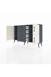 Arges Konsol 2 Raflı 4 Çekmeceli 4 Kapaklı 132x30x83 - S144M033V14A