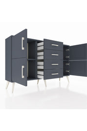 Arges Konsol 2 Raflı 4 Çekmeceli 4 Kapaklı 132x30x83 - S144M033V17A