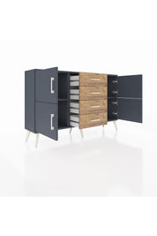 Arges Konsol 2 Raflı 4 Çekmeceli 4 Kapaklı 132x30x83 - S144M033V18A