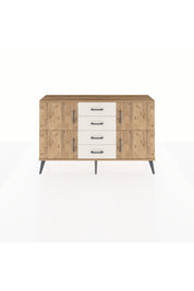 Arges Konsol 2 Raflı 4 Çekmeceli 4 Kapaklı 132x30x83 - S144M033V19A