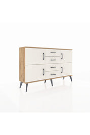 Arges Konsol 2 Raflı 4 Çekmeceli 4 Kapaklı 132x30x83 - S144M033V22A