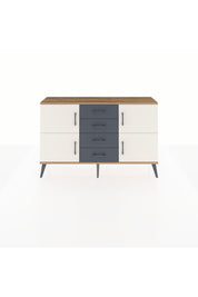 Arges Konsol 2 Raflı 4 Çekmeceli 4 Kapaklı 132x30x83 - S144M033V23A