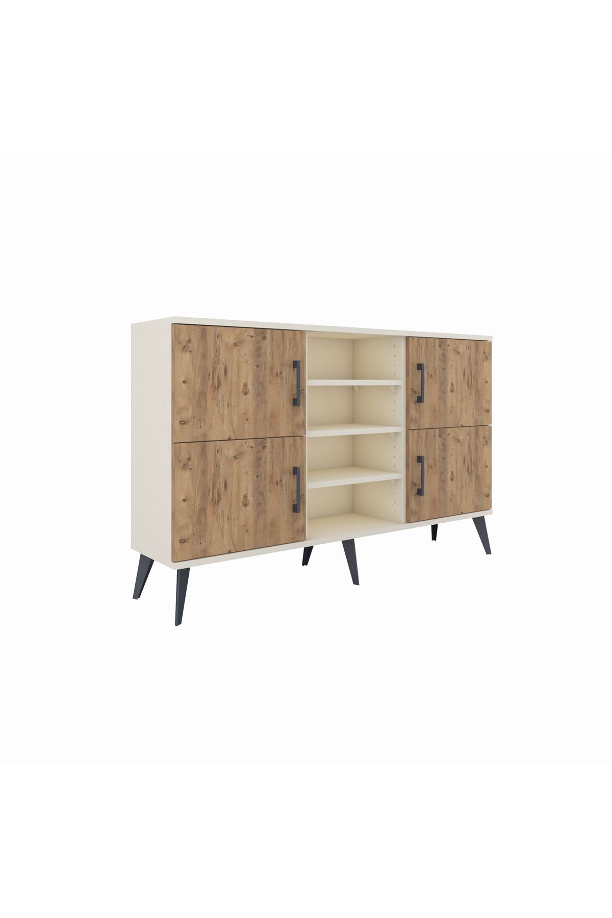 Arges Konsol 5 Raflı 4 Kapaklı 132x30x83 - S144M034V01A