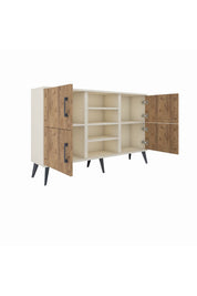 Arges Konsol 5 Raflı 4 Kapaklı 132x30x83 - S144M034V01A