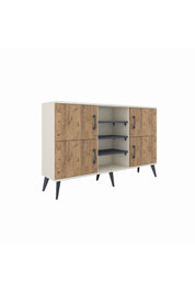 Arges Konsol 5 Raflı 4 Kapaklı 132x30x83 - S144M034V02A
