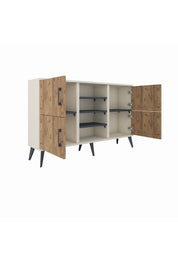 Arges Konsol 5 Raflı 4 Kapaklı 132x30x83 - S144M034V02A