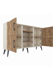 Arges Konsol 5 Raflı 4 Kapaklı 132x30x83 - S144M034V03A