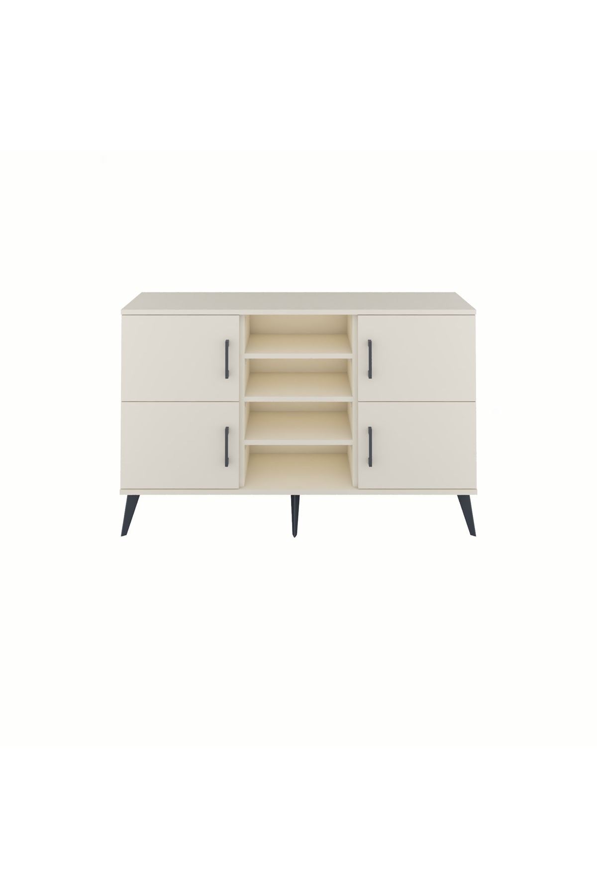 Arges Konsol 5 Raflı 4 Kapaklı 132x30x83 - S144M034V04A