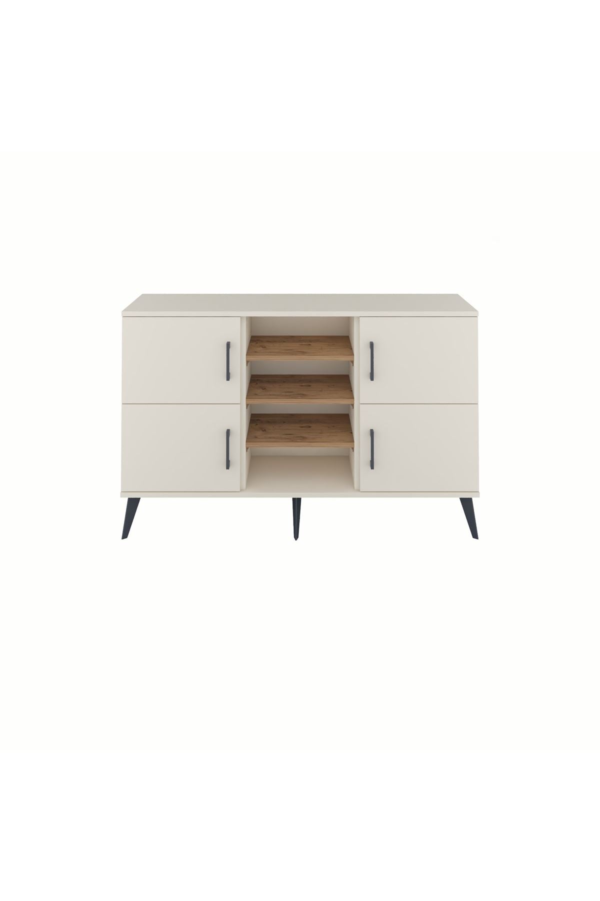Arges Konsol 5 Raflı 4 Kapaklı 132x30x83 - S144M034V06A