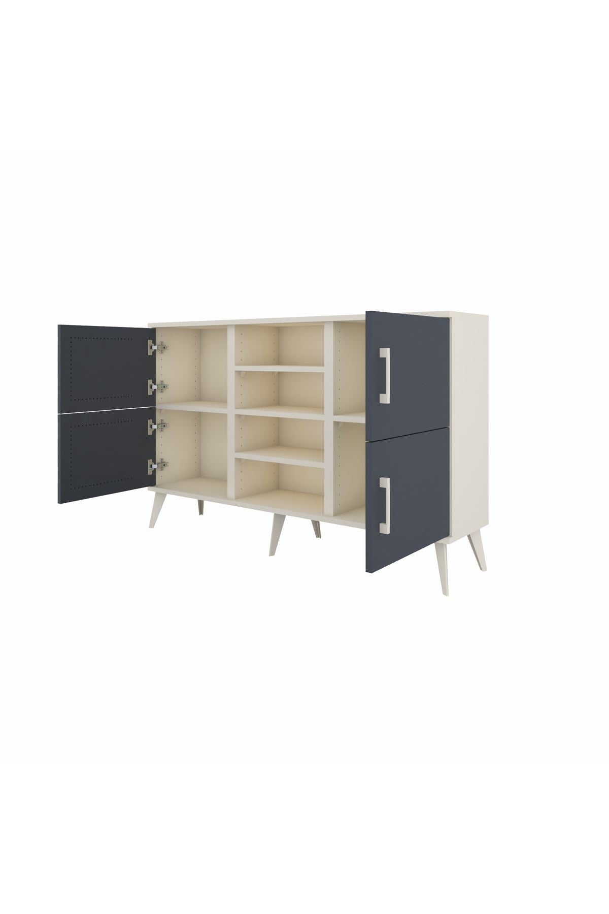 Arges Konsol 5 Raflı 4 Kapaklı 132x30x83 - S144M034V07A