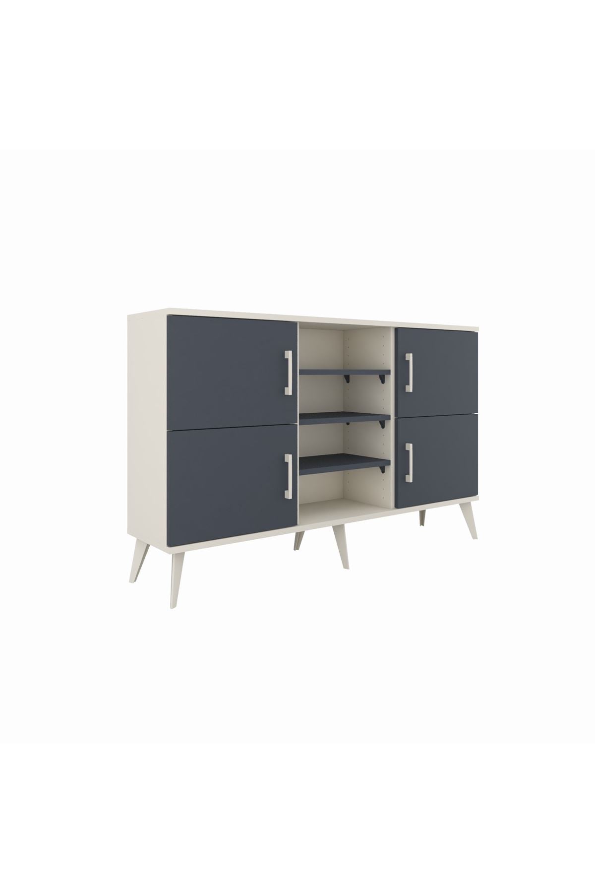 Arges Konsol 5 Raflı 4 Kapaklı 132x30x83 - S144M034V08A
