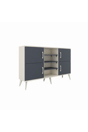 Arges Konsol 5 Raflı 4 Kapaklı 132x30x83 - S144M034V08A