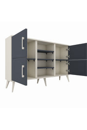 Arges Konsol 5 Raflı 4 Kapaklı 132x30x83 - S144M034V08A