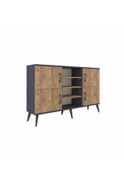 Arges Konsol 5 Raflı 4 Kapaklı 132x30x83 - S144M034V12A