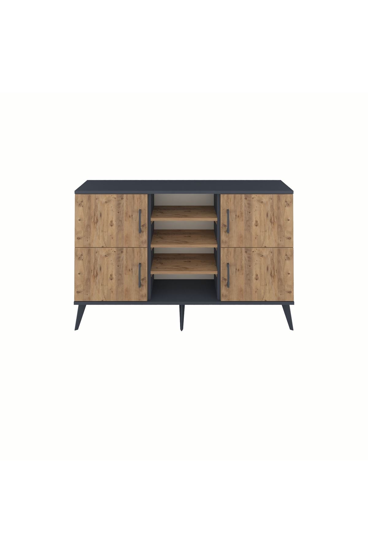 Arges Konsol 5 Raflı 4 Kapaklı 132x30x83 - S144M034V12A