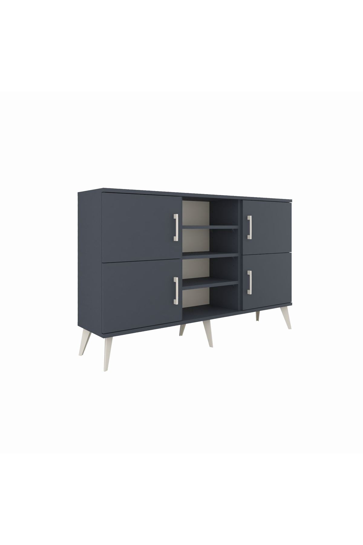 Arges Konsol 5 Raflı 4 Kapaklı 132x30x83 - S144M034V17A