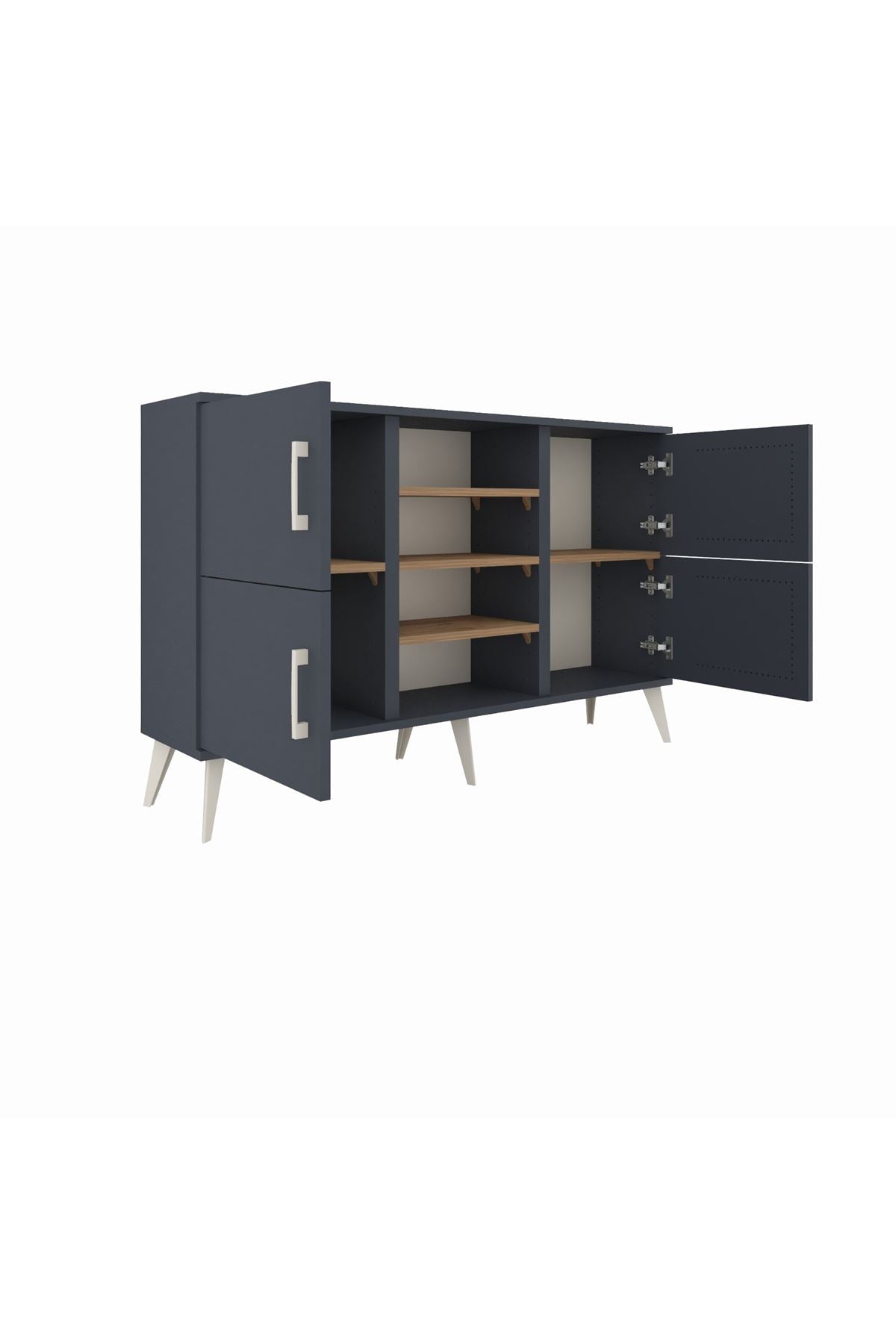Arges Konsol 5 Raflı 4 Kapaklı 132x30x83 - S144M034V18A