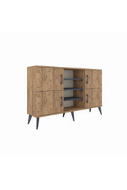 Arges Konsol 5 Raflı 4 Kapaklı 132x30x83 - S144M034V20A