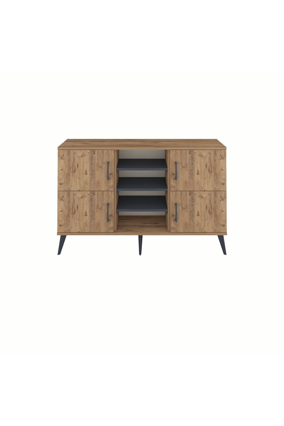 Arges Konsol 5 Raflı 4 Kapaklı 132x30x83 - S144M034V20A