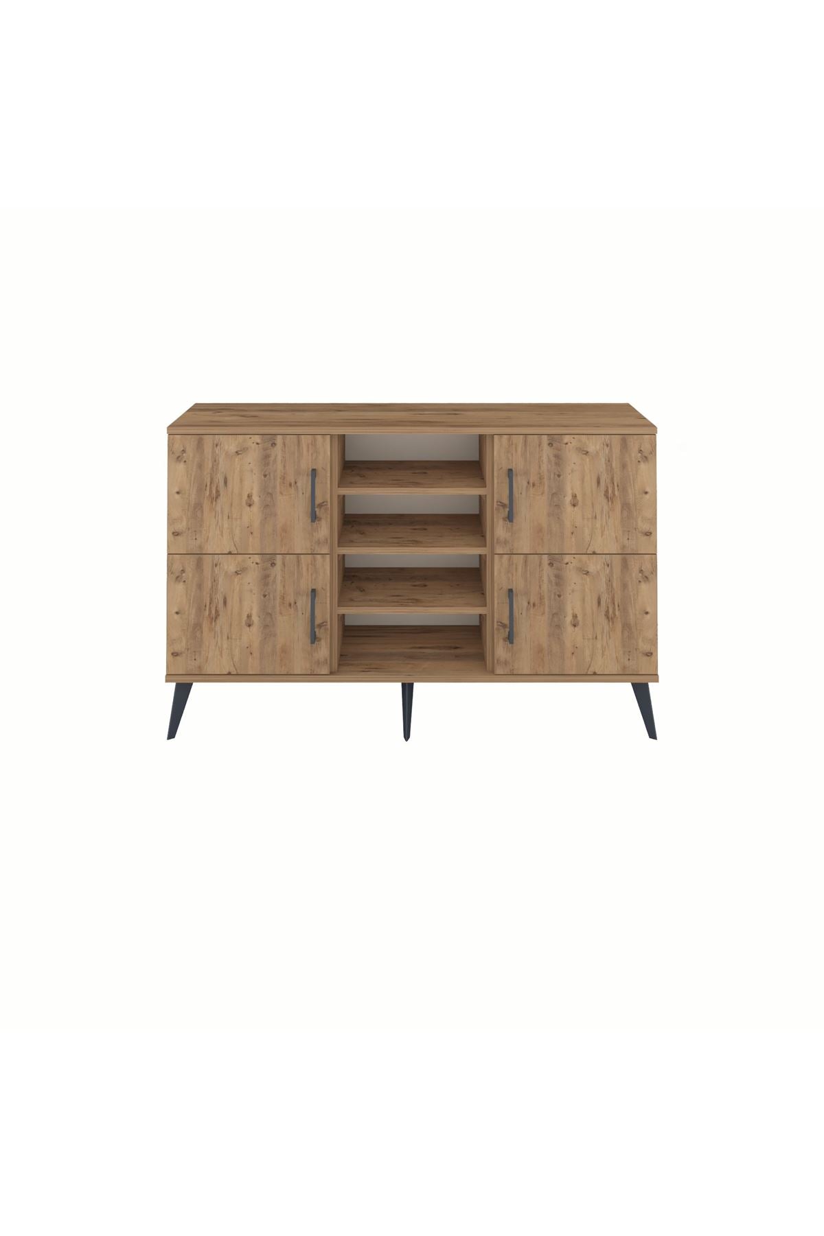 Arges Konsol 5 Raflı 4 Kapaklı 132x30x83 - S144M034V21A