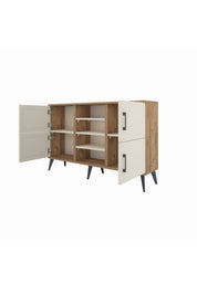 Arges Konsol 5 Raflı 4 Kapaklı 132x30x83 - S144M034V22A