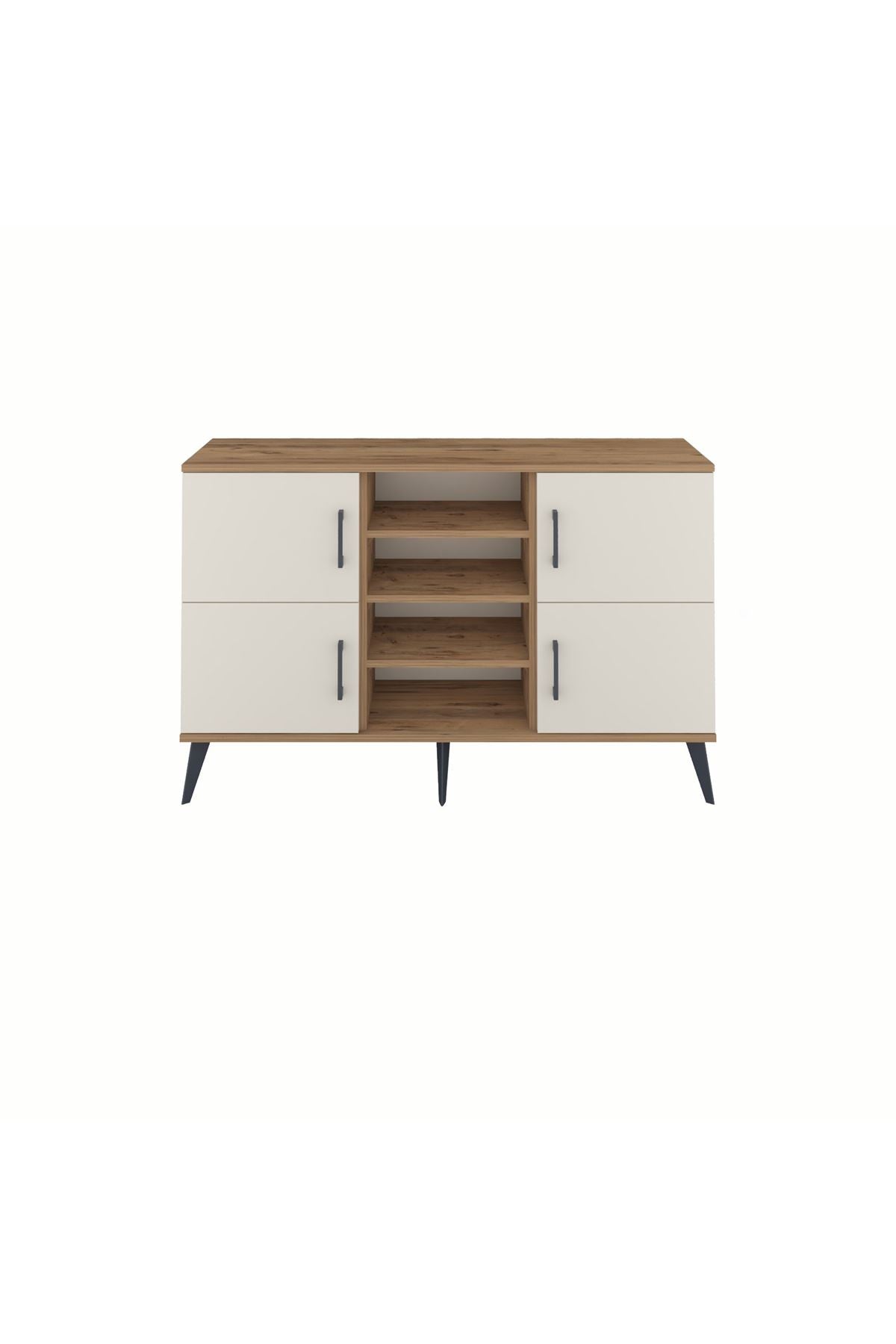 Arges Konsol 5 Raflı 4 Kapaklı 132x30x83 - S144M034V24A