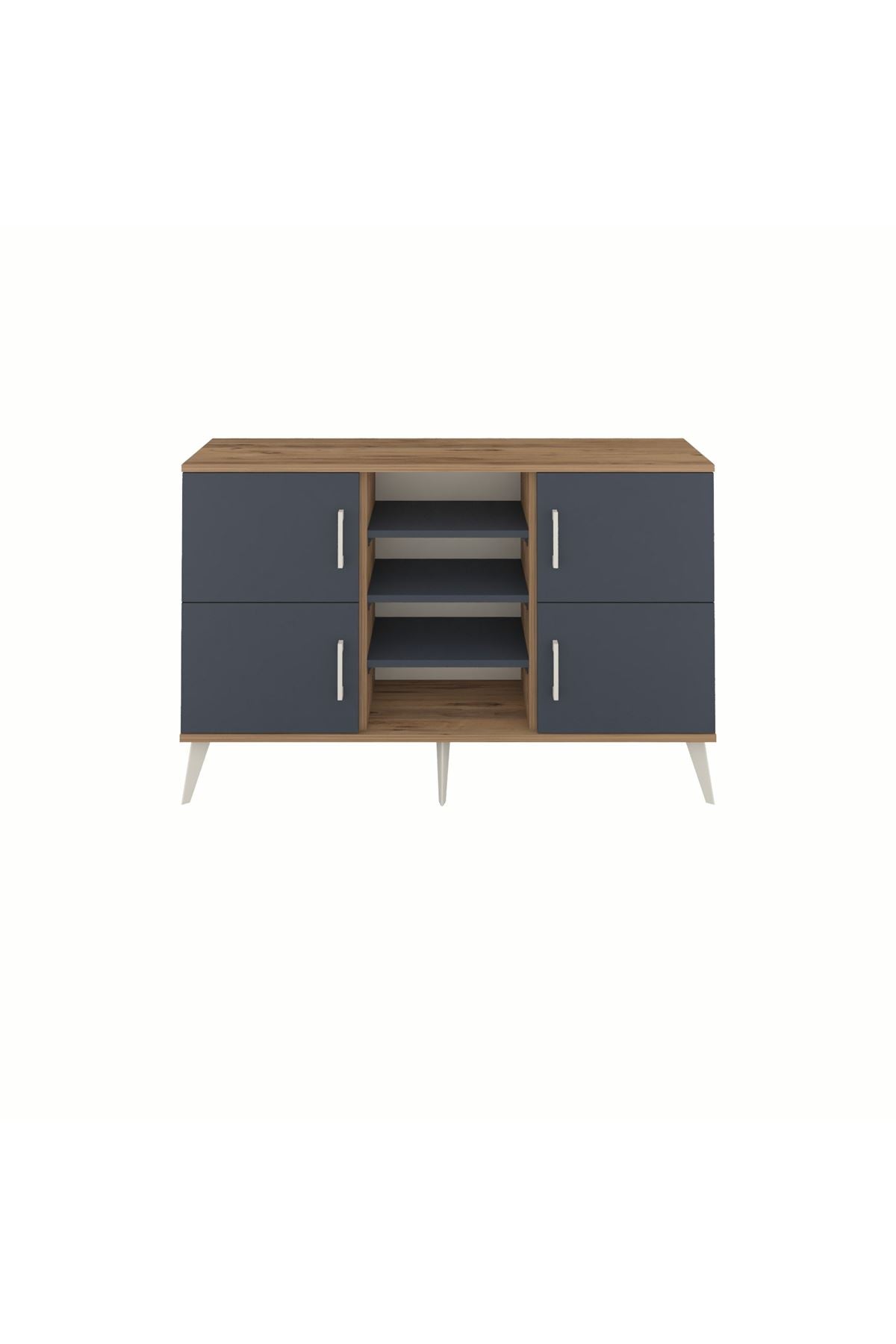 Arges Konsol 5 Raflı 4 Kapaklı 132x30x83 - S144M034V26A