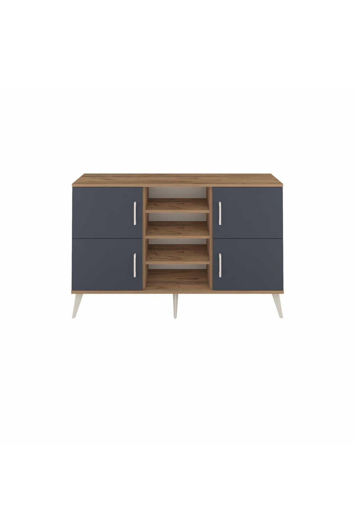 Arges Konsol 5 Raflı 4 Kapaklı 132x30x83 - S144M034V27A