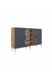 Arges Konsol 5 Raflı 4 Kapaklı 132x30x83 - S144M034V27A