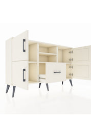 Arges Konsol 4 Raflı Tek Çekmeceli 4 Kapaklı 132x30x83 - S144M035V04A
