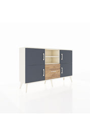 Arges Konsol 4 Raflı Tek Çekmeceli 4 Kapaklı 132x30x83 - S144M035V09A